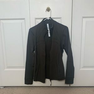 lululemon athletica olive green define jacket. Size 10. EUC.